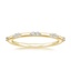 18K Yellow Gold Petra Diamond Ring, smalltop view