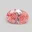 1.06 Ct. Fancy Vivid Pink Oval Lab Grown Diamond