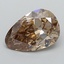 2.33 Ct. Light  Brown Pear Lab Grown Diamond