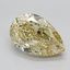 2.55 Ct. Fancy Intense Yellow Pear Lab Grown Diamond