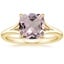 18K Yellow Gold Reverie Solitaire Ring, smalltop view
