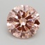 2.80 Ct. Fancy Intense Pink Round Lab Grown Diamond