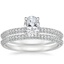 18K White Gold Valencia Diamond Bridal Set (5/8 ct. tw.)