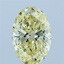 2.02 Ct. Fancy Intense Yellow Oval Lab Grown Diamond