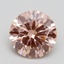 2.50 Ct. Fancy Intense Pink Round Lab Grown Diamond