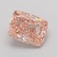 1.01 Ct. Fancy Vivid Pink Cushion Lab Grown Diamond