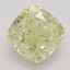 1.21 Ct. Fancy Yellow Cushion Diamond