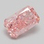 2.75 Ct. Fancy Vivid  Pink Radiant Lab Grown Diamond