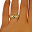 The Sina Ring, smalltop view on a hand
