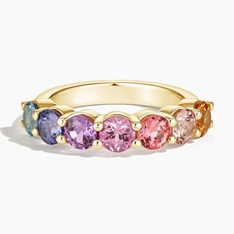 Luxe Sunset Ombre Emerald Cut Ring