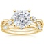 18KY Moissanite Willow Bridal Set (1/4 ct. tw.), smalltop view