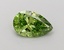 1.02 Ct. Fancy Vivid Green Pear Lab Grown Diamond