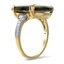The Shalane Ring, smalltop view on a hand