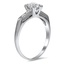 The Marinel Ring, smalltop view on a hand