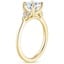 18K Yellow Gold Melody Diamond Ring, smallside view
