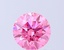 0.55 Ct. Fancy Vivid Pink Round Lab Grown Diamond