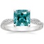 Platinum Petite Luxe Twisted Vine Diamond Ring (1/4 ct. tw.), smalltop view