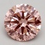3.00 Ct. Fancy Intense Pink Round Lab Grown Diamond