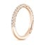 18K Rose Gold Tacori Petite Crescent Diamond Ring (1/4 ct. tw.), smallside view