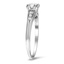 The Salway Ring, smalltop view on a hand