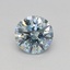 0.35 Ct. Fancy Vivid Blue Round Lab Grown Diamond