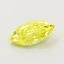 0.55 Ct. Fancy Intense Yellow Marquise Lab Grown Diamond