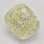 0.85 Ct. Fancy Light Yellow Cushion Diamond