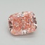 2.01 Ct. Fancy Vivid Pink Cushion Lab Grown Diamond
