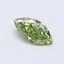 0.50 Ct. Fancy Vivid  Green Marquise Lab Grown Diamond