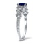 The Tonette Ring, smalltop view on a hand