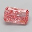 1.51 Ct. Fancy Vivid  Pink Radiant Lab Grown Diamond