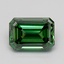 1.03 Ct. Fancy Vivid  Green Emerald Lab Grown Diamond