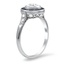 The Chantay Ring, smalltop view on a hand