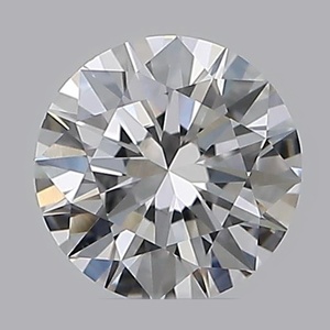Round diamond — real photo