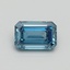 0.50 Ct. Fancy Vivid Blue Emerald Lab Grown Diamond
