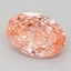 2.54 Ct. Fancy Vivid Pink Oval Lab Grown Diamond