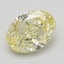 2.01 Ct. Fancy Yellow Oval Diamond