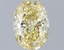 0.67 Ct. Fancy Yellow Oval Lab Grown Diamond