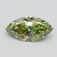 2.03 Ct. Fancy Vivid Green Marquise Lab Grown Diamond