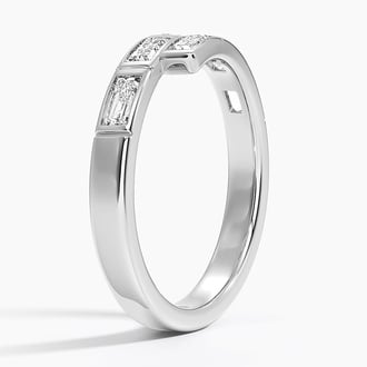 Brooklyn Baguette Lab Diamond Bypass Ring