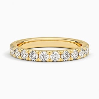 Poetica Scalloped Pavé Diamond Ring (1/2 ct. tw.) in 18K Yellow Gold
