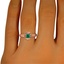 The Tarregan Ring, smallzoomed in top view on a hand