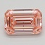 3.05 Ct. Fancy Intense  Pink Emerald Lab Grown Diamond