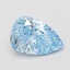 1.02 Ct. Fancy Vivid Blue Pear Lab Grown Diamond