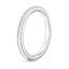 18K White Gold Jade Trau Satin Esthética Ring, smallside view