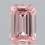 1.70 Ct. Fancy Intense Pink Emerald Lab Grown Diamond