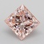 3.04 Ct. Fancy Intense  Pink Princess Lab Grown Diamond