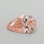 0.33 Ct. Fancy Vivid Pink Pear Lab Grown Diamond