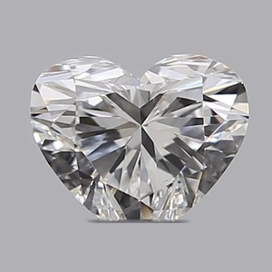 Heart diamond — real photo