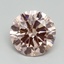 3.00 Ct. Fancy Light Pink Round Lab Grown Diamond